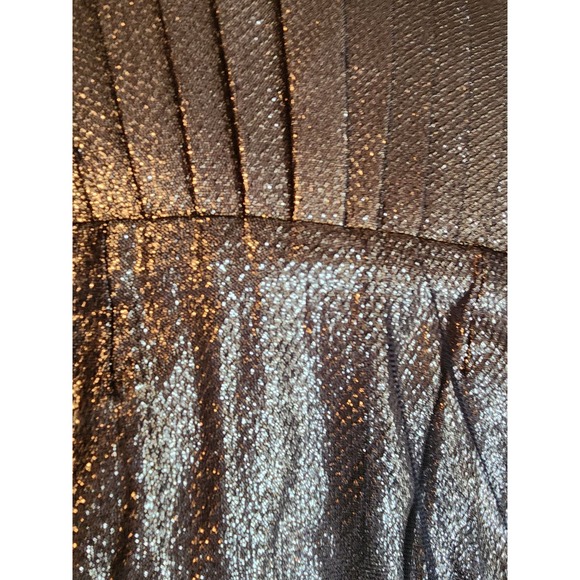 Rafael Cennamo Couture Strapless Iridescent Gray Bustier Dress S - Picture 6 of 11